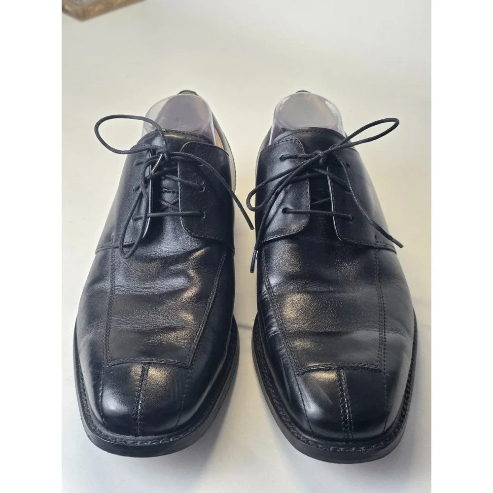 Florsheim Men's Dress Shoes Size 11 D Black Leather Oxford Lace‎ Up Classic